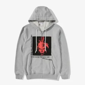 CDG x Andy Warhol Men Hoodie - Grey - Front