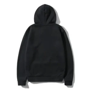 Comme Des Garcons Red heart Hoodie - Back - Black