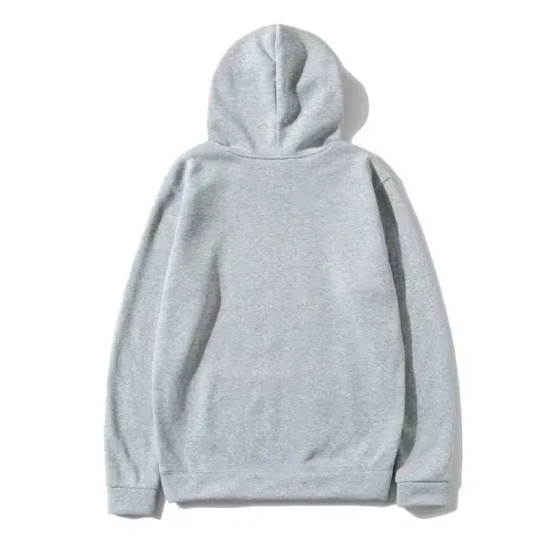 Comme Des Garcons Red heart Hoodie - Back - Grey