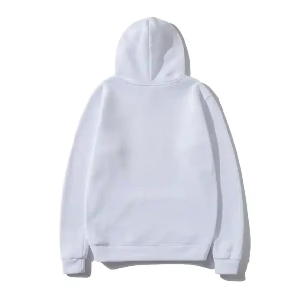 Comme Des Garcons Red heart Hoodie - Back - White