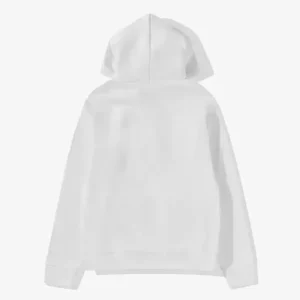 Comme des Garcons Logo Hooded - Back - White