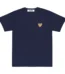 CDG Basic Gold Emblem T-Shirt - 1