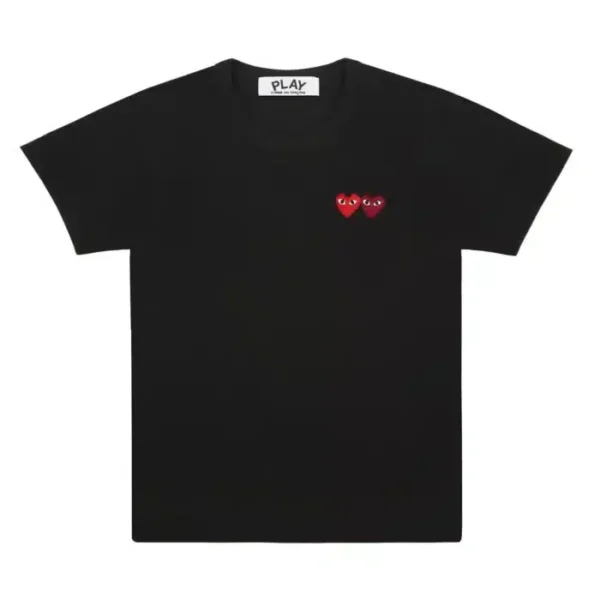 CDG Basic Two Emblems T-Shirt - 1
