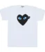 CDG Black Heart Blue Eyes T-Shirt - 1