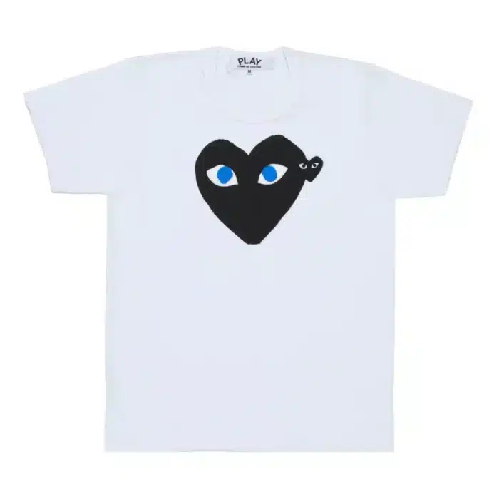 CDG Black Heart Blue Eyes T-Shirt - 1