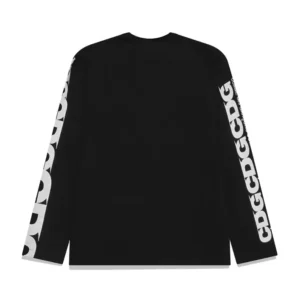 CDG Long Sleeve Shoulder Printed Shirt - 2