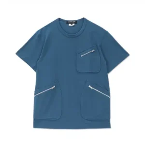 CDG Patched Pocket Zip T-Shirt - 1