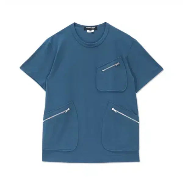 CDG Patched Pocket Zip T-Shirt - 1