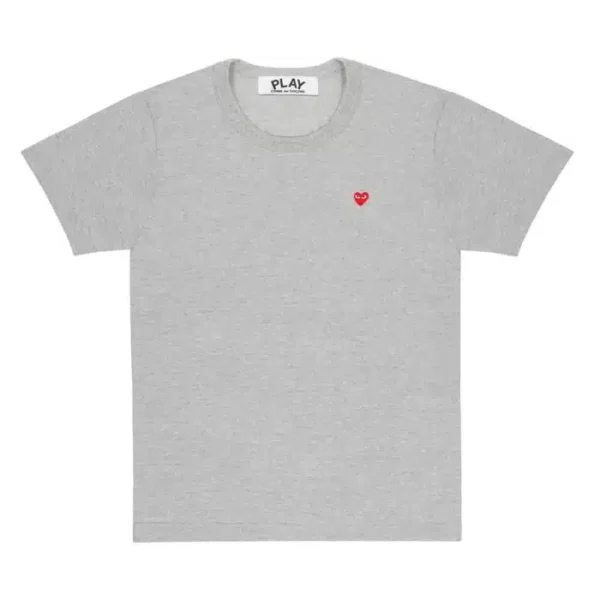 CDG Play Basic Small Emblem T-Shirt - 1