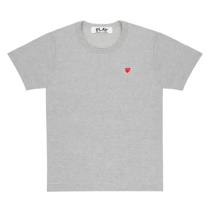 CDG Play Basic Small Emblem T-Shirt - 1