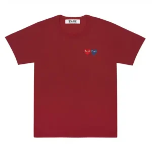 CDG Play Basic Two Emblems T-Shirt - 1
