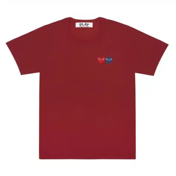 CDG Play Basic Two Emblems T-Shirt - 1